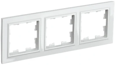 Рамка BRITE 3-местная белая IEK BR-M32-K01
